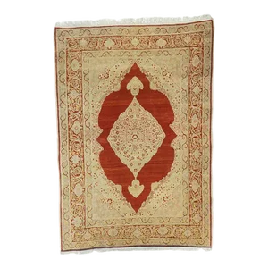 Antique Tabriz Haji Jalili Rug 3'9'' x 5'6''