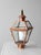 Vintage Copper Lantern Light Fixture With Brass Eagle Finial For Sale - Image 13 of 18