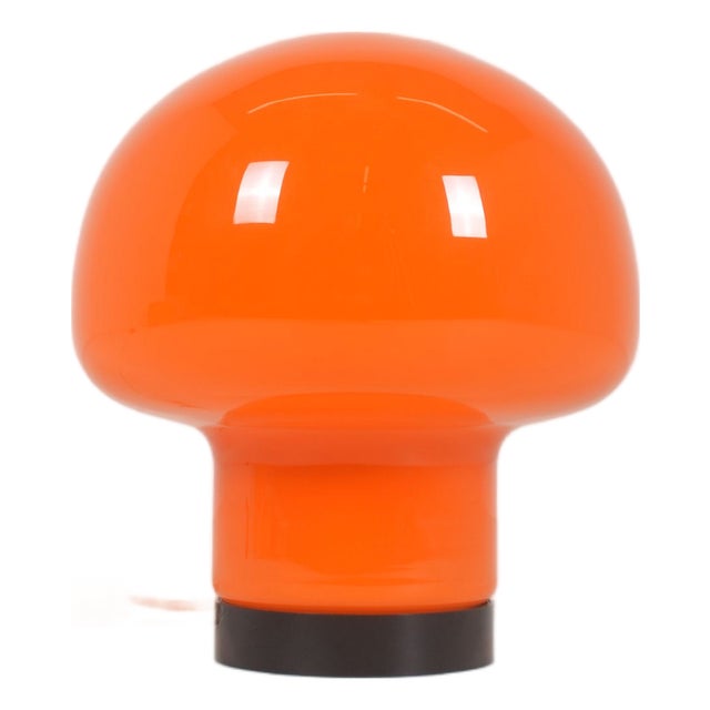 Space Age Mushroom Lamp in Glass by Peill & Putzler, 1970s For Sale