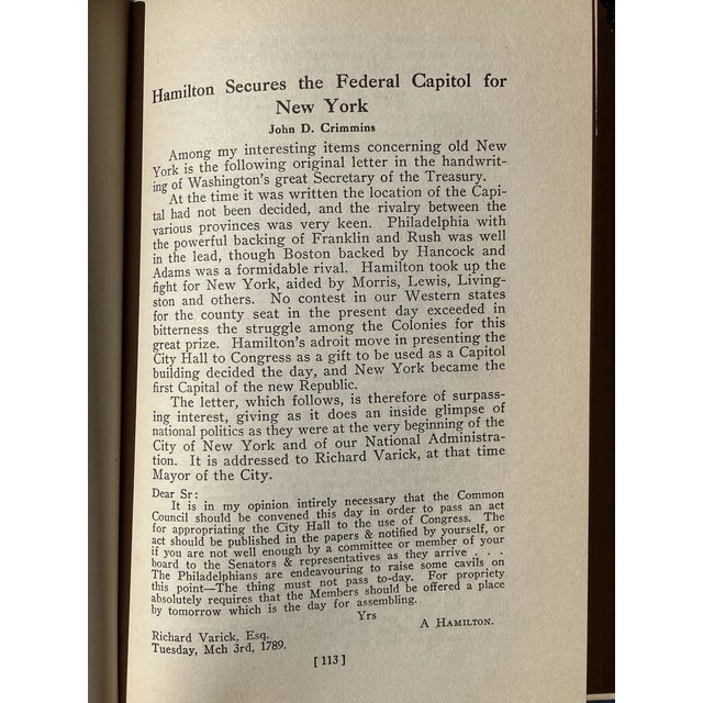 Three 'Manuals of Old New York' 1916–1919 Vintage Valentine's 1st Edition Volumes I, II & III For Sale - Image 15 of 18