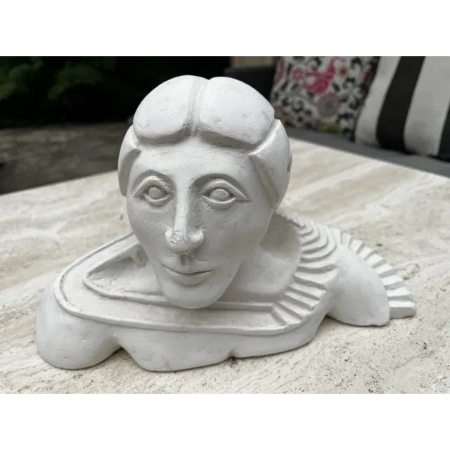Modern Pop Art MCM Plaster Bust of Man For Sale In Saint Louis - Image 6 of 9