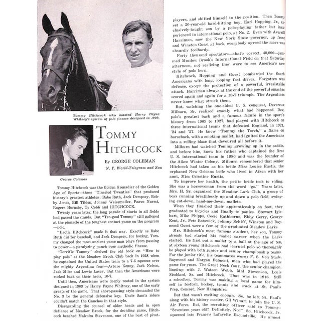 Polo Magazine Summer-Fall 1955 Blind Brook Polo Club Purchase, New York Program For Sale - Image 12 of 18