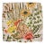 Handmade Botanical Floral Throw Pillow Cover 22x22 Square Usa Made Exotic Print For Sale