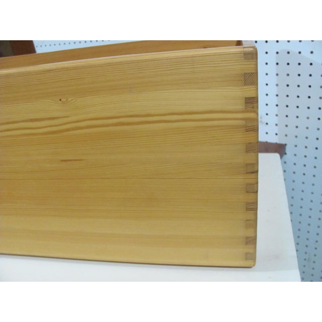 Borge Mogensen Hanging Pine Shelf Two Levels Signed For Sale - Image 11 of 15