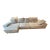 Luxury Italian Divani Neowall Three Seat Sofa With Left Facing Chaise & Seven Toss Pillows Design: Piero Lissoni For Sale