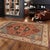 Tribal Serapi Wool Rust Area Rug- 4' 0'' X 6' 3'' For Sale - Image 3 of 3