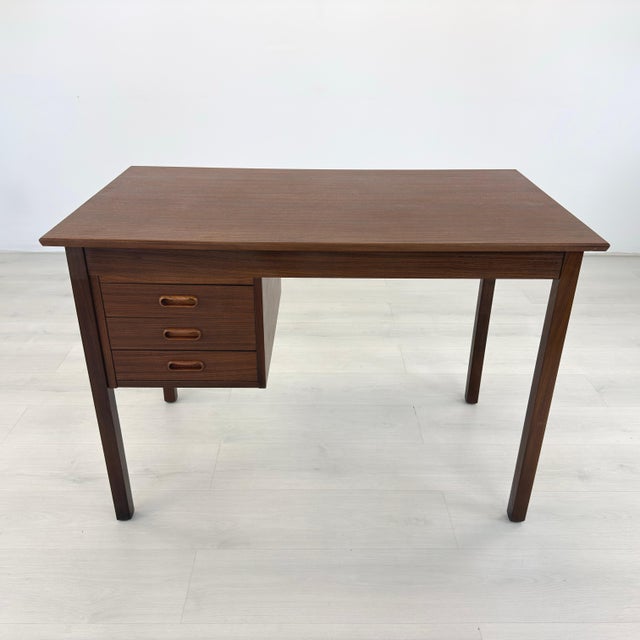 1970s Scandinavian Desk Manner of Borge Mogensen For Sale - Image 5 of 13