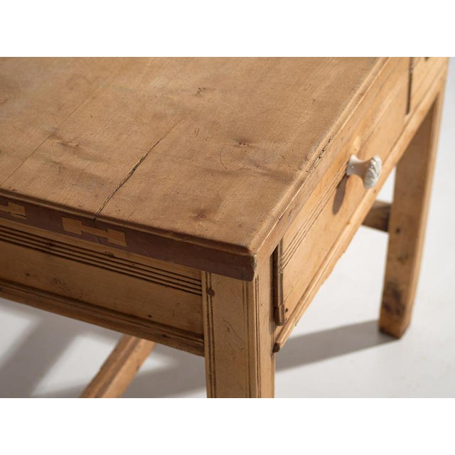 Oak Kitchen Table, 1920s For Sale - Image 4 of 15