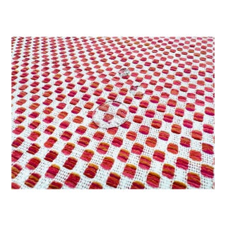 Kravet Design - 36090-7 Horizon Inside Out Indoor Outdoor Hot Pink Orange White Geometric Upholstery Fabric For Sale