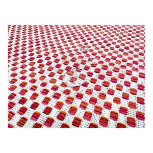 Kravet Design - 36090-7 Horizon Inside Out Indoor Outdoor Hot Pink Orange White Geometric Upholstery Fabric