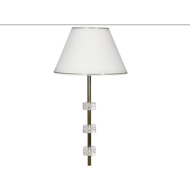 Floor lamp designed by Carl Fagerlund for Orrefors, Model RD-1990, Sweden, circa 1960. Existing electrical wiring,...