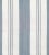Sample - The House of Scalamandré Astor Stripe Fabric, Indigo For Sale