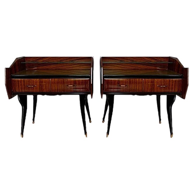 Bedside Tables by Paolo Buffa, Italy, 1950s, Set of 2 For Sale