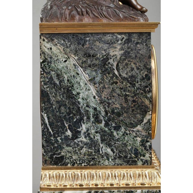 Early 19th Century Marble Cupid Reading Clock by Ledure and Hémon For Sale - Image 15 of 18