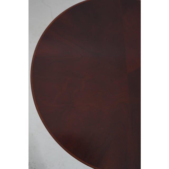 Brown Boiler & Co Modern Design Greek Key Round Table For Sale - Image 8 of 12