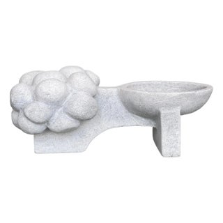 Hand Carved Marble Vessel by Tom Von Kaenel For Sale