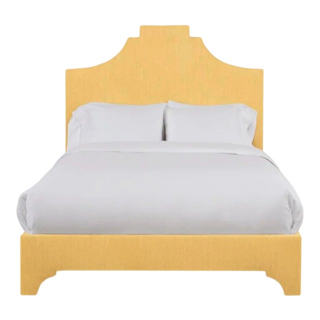 This listing is for the headboard only, and does not include the bedframe with the purchase. From Chairish's line of...