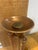 Mid 20th Century Pair of Mid-Century Modern Amber Acrylic Bamboo & Copper Candle Holders For Sale - Image 5 of 6