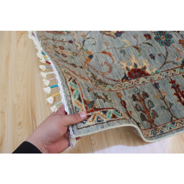 Persian Ziegler Sultanabad Rug – 4'1" X 6'1" For Sale - Image 6 of 8