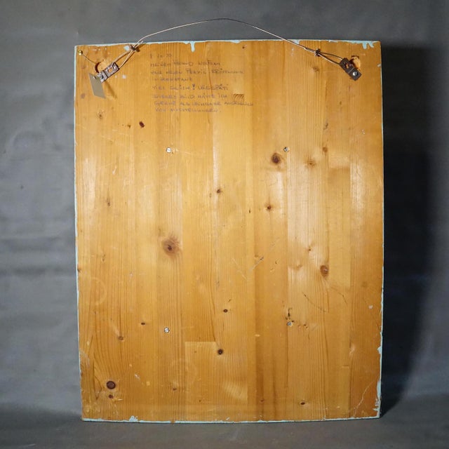 Abstract Mixed-Media Art Piece by Urs Spaeti Switzerland 1985 For Sale - Image 6 of 7