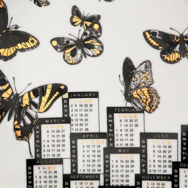 Calendar Series Plate by Piero Fornasetti, 1950s For Sale - Image 6 of 9
