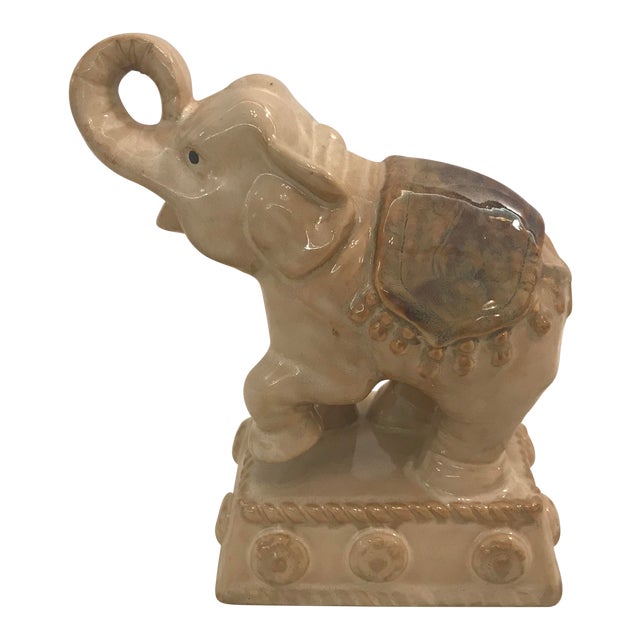 Vintage Ceramic Elephant Chairish