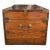 Early 1900s English Camphor Wood Campaign Trunk For Sale - Image 4 of 13