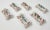 French Country Antique French Porcelain Hand-Painted Knife Rests, Set of 6 For Sale - Image 3 of 12