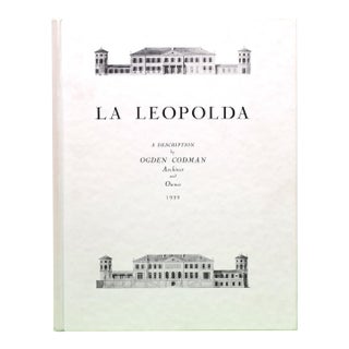 "La Leopolda: A Description by Ogden Codman Architect and Owner 1939" 1987 Codman, Ogden For Sale