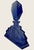 5.5” high x 4” wide, a very attractive Art Deco design, as you can see in the last photo the stopper originally had a...
