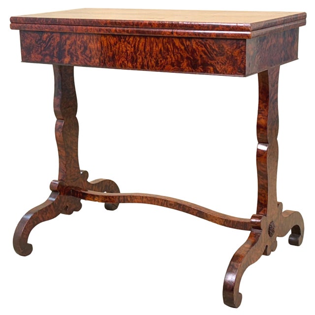 19th Century Thuya Wood Card Games Table, 1840 For Sale - Image 15 of 15