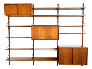 Mid-Century Modern Danish Royal Wall Unit by Poul Cadovius, 1950s