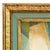 Various Artists Contemporary Abstract Oil Painting in Vintage Painted Blue Frame For Sale - Image 4 of 6