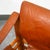 Wood Mid Century Danish Modern Lounge Chair Safari Brown Leather Arm Sling Vintage For Sale - Image 7 of 12