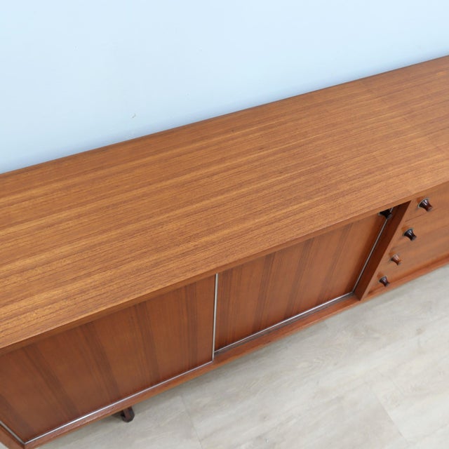 Italian Teak Sideboard by George Coslin for 3V, 1950s For Sale - Image 12 of 13