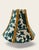 English Custom Teal Velvet Bunny Lampshade in Covington “Luv Bunny” Fabric With Gold Trim For Sale - Image 3 of 4
