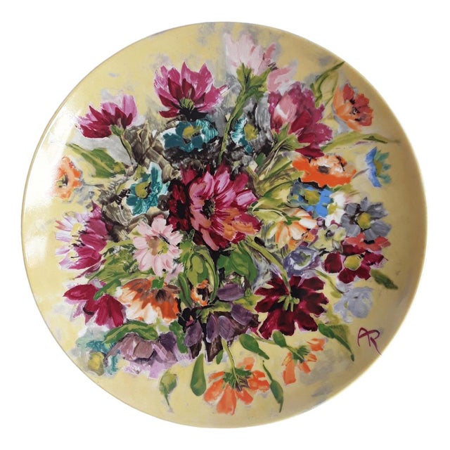 1970s Vintage Wall Plate by Anneliese Rothenberger for Fürstenberg, 1970s For Sale - Image 5 of 5