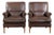 Sheepskin Armchairs, Set of 2 For Sale