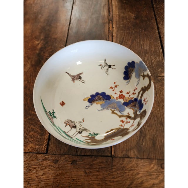 Antique Japanese Arita Bowl For Sale - Image 10 of 10