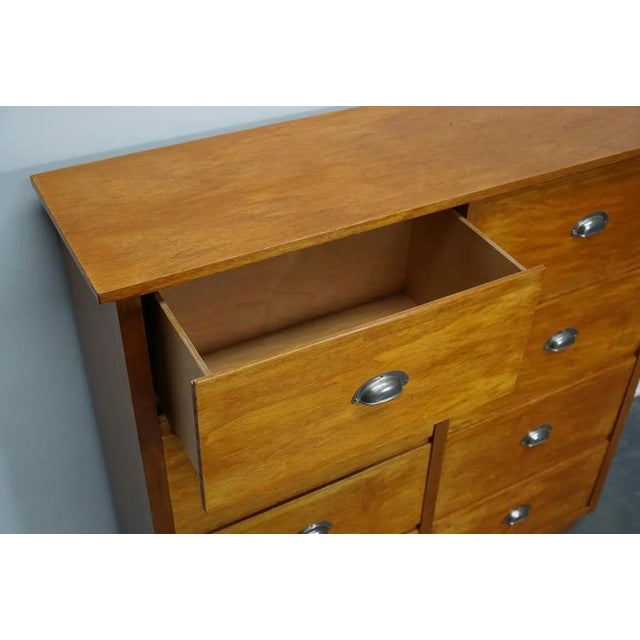 German Oak Apothecary Cabinet, Mid-20th Century For Sale - Image 12 of 18