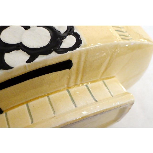 Large Art Deco Earthenware Planter Vase from Orchies, 1930s For Sale - Image 10 of 14