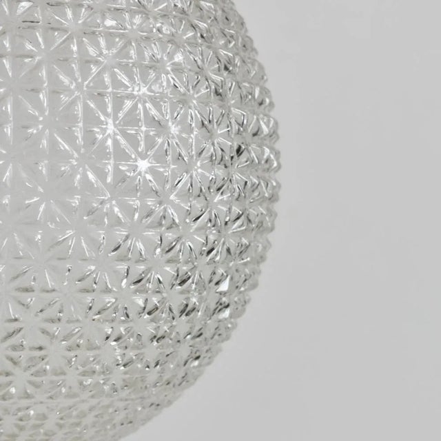 Czechian Glass Pendant, 1950s For Sale - Image 4 of 5