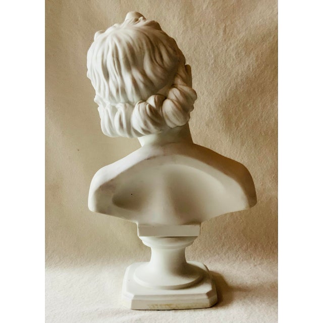 La Petite Inconnue — 19th Century French Bisque Porcelain Bust of a Child For Sale - Image 15 of 18
