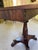 Early 20th Century Mahogany Fold-Over Tea & Game Table With Carved Pedestal and Claw Feet For Sale - Image 10 of 12