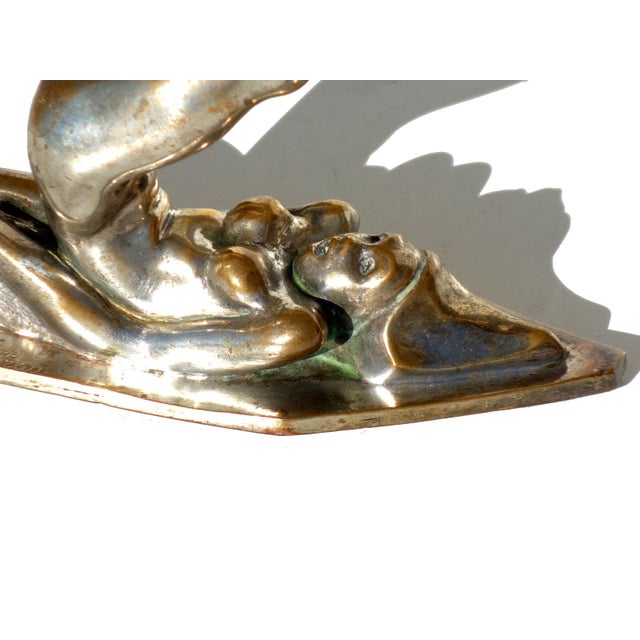 Annie Fokker Cottreau, Woman Figure, 1930, Silver Bronze Sculpture For Sale - Image 6 of 9