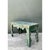 Crafted from solid wood, this mid-20th-century table features an architectural silhouette defined by dramatic scalloped...