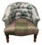 Traditional Tufted Tub Chair For Sale