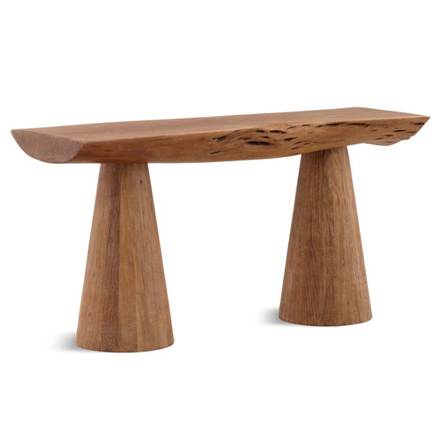 Solid acacia wood amazing sculptural console table which shows the natural beauty and individuality of the material...