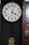 Rustic European Antique New Haven Oak Store Regulator Wall Clock—Chas. Ettinger Cleveland For Sale - Image 3 of 18