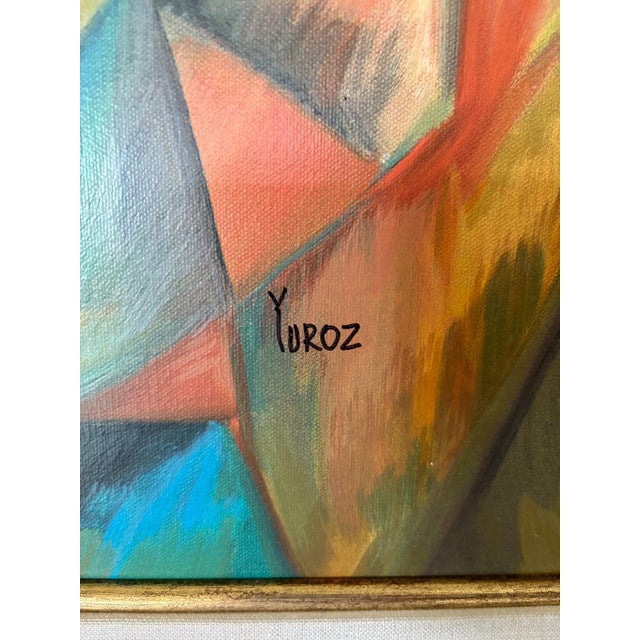 Figurative 1990s Yuroz "The Preservation of Love" Artist Proof Ap 15/25 Signed Serigraph on Canvas, Framed For Sale - Image 3 of 7